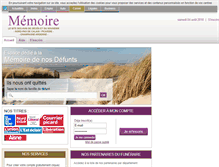 Tablet Screenshot of memoire.lavoixdunord.fr